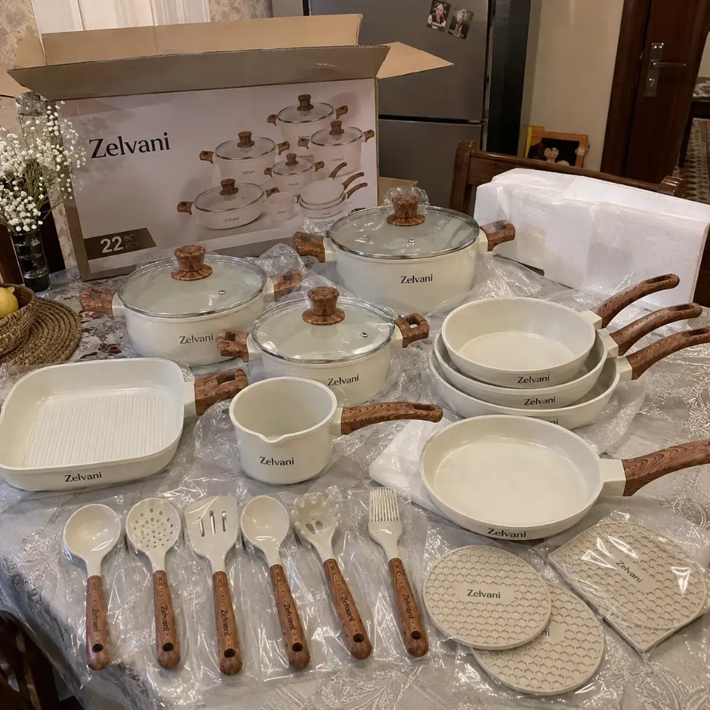 Zelvani set completo di pentole con confezione originale